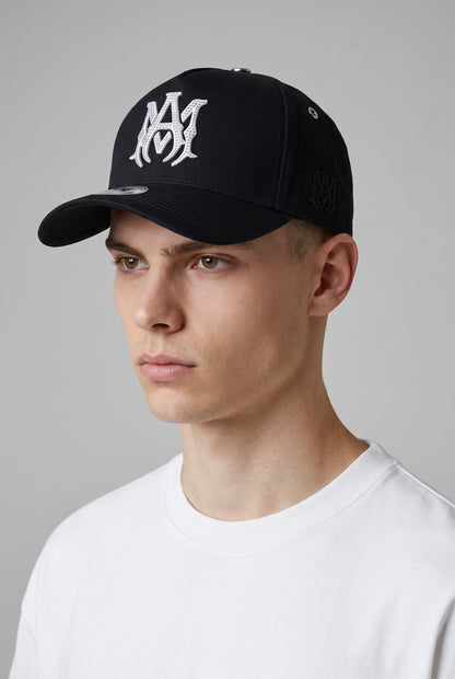 Amiri Crystal MA Logo Baseball Cap – Black