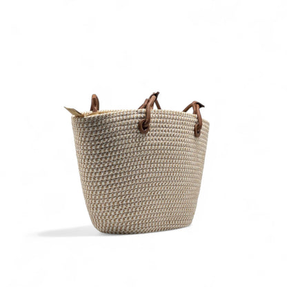 Loewe Raffia Basket Tote 🌾👜 | Summer Essential with Leather Logo Charm 🤎