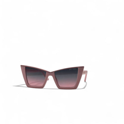 Saint Laurent Pink Cat-Eye Sunglasses 💗🕶️ | Sculpted Frame with Gradient Lenses