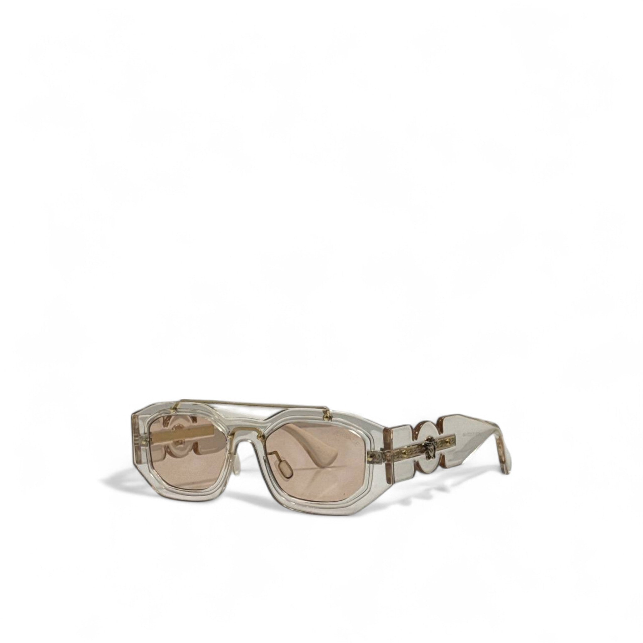 Versace Iconic Transparent Sunglasses ✨ | Bold & Luxurious Look