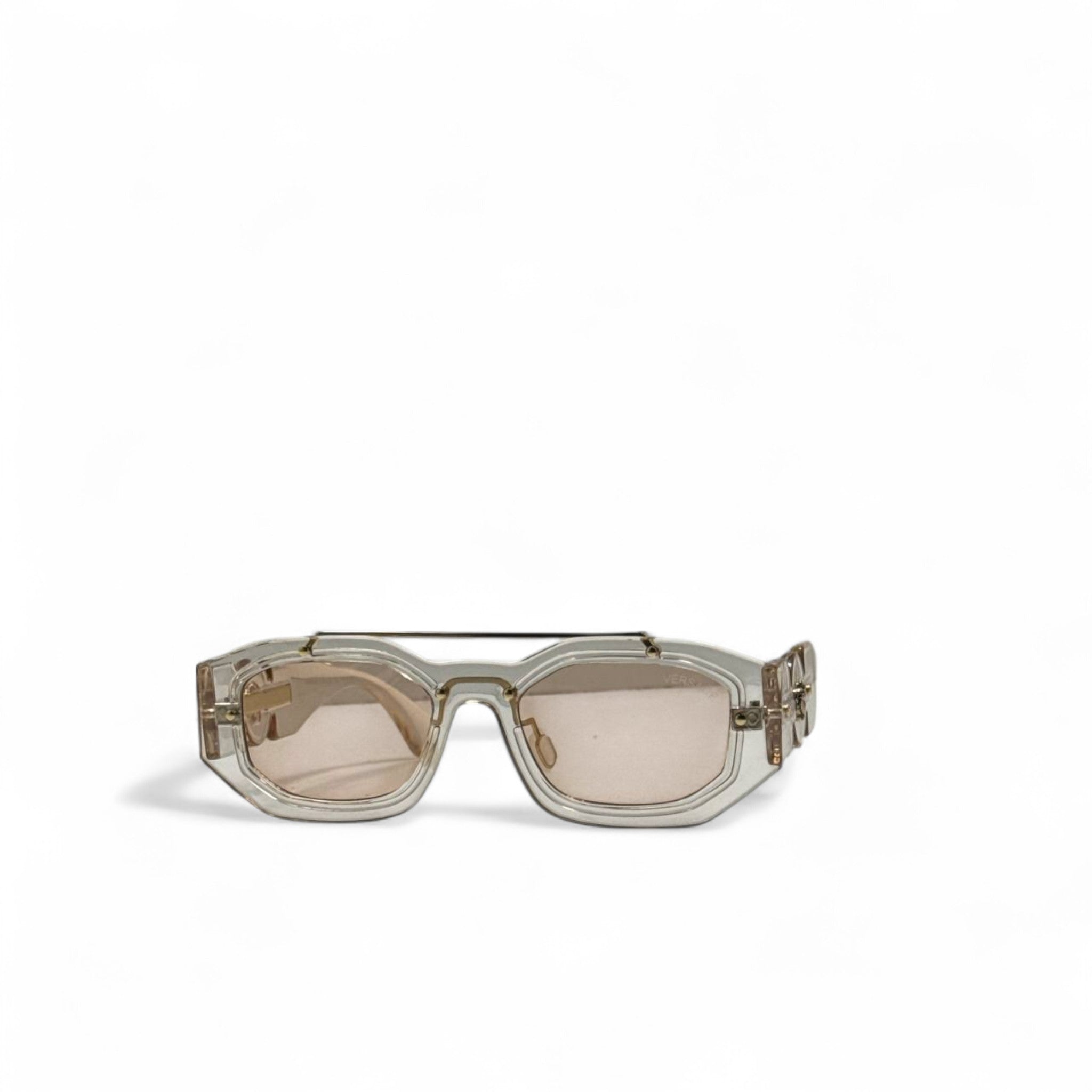 Versace Iconic Transparent Sunglasses ✨ | Bold & Luxurious Look