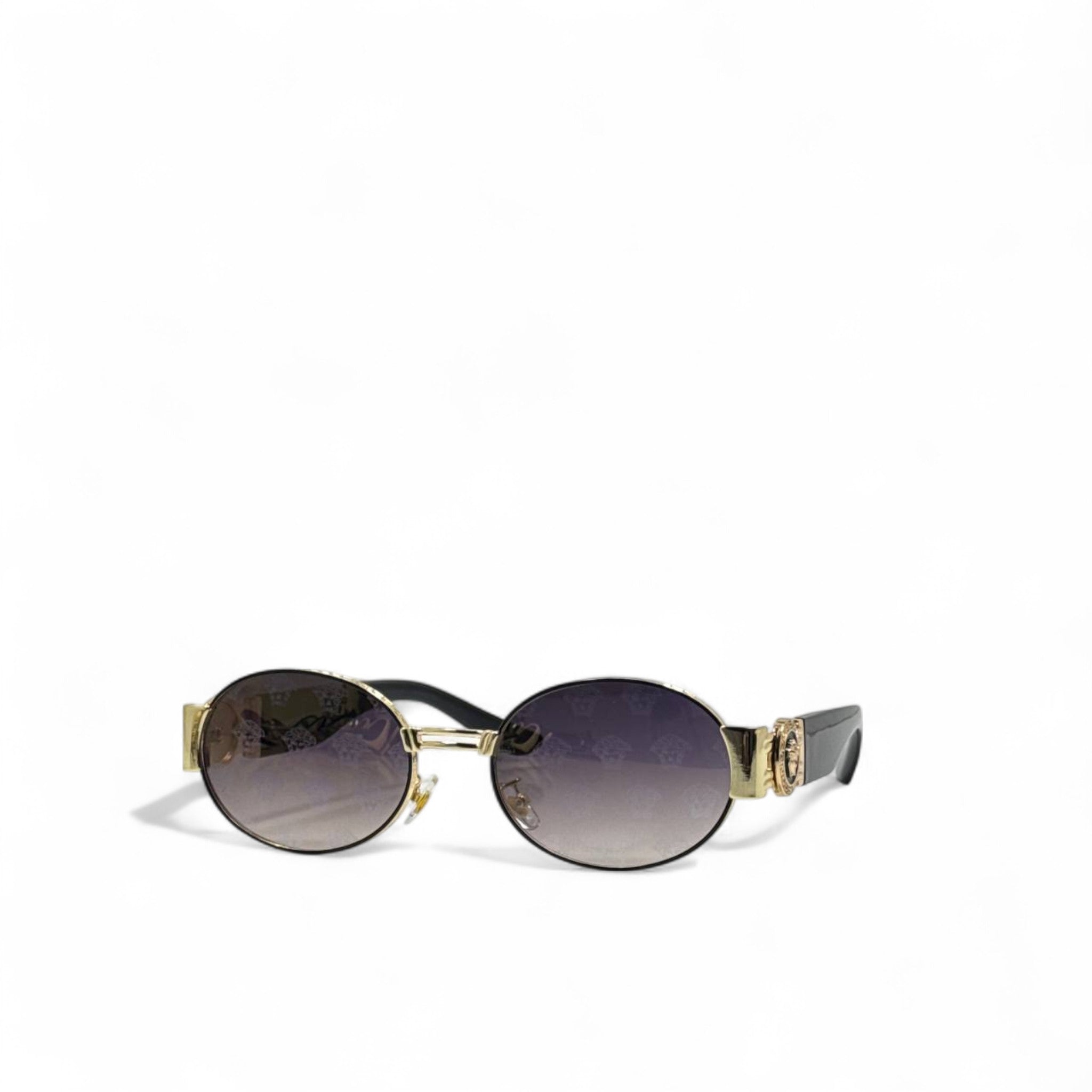 Versace Oval Gold Medusa Sunglasses 🖤✨ | Bold Luxury Eyewear