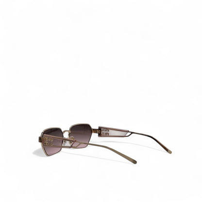 Miu Miu Geometric Sunglasses – Pink Gradient Luxe 💗✨