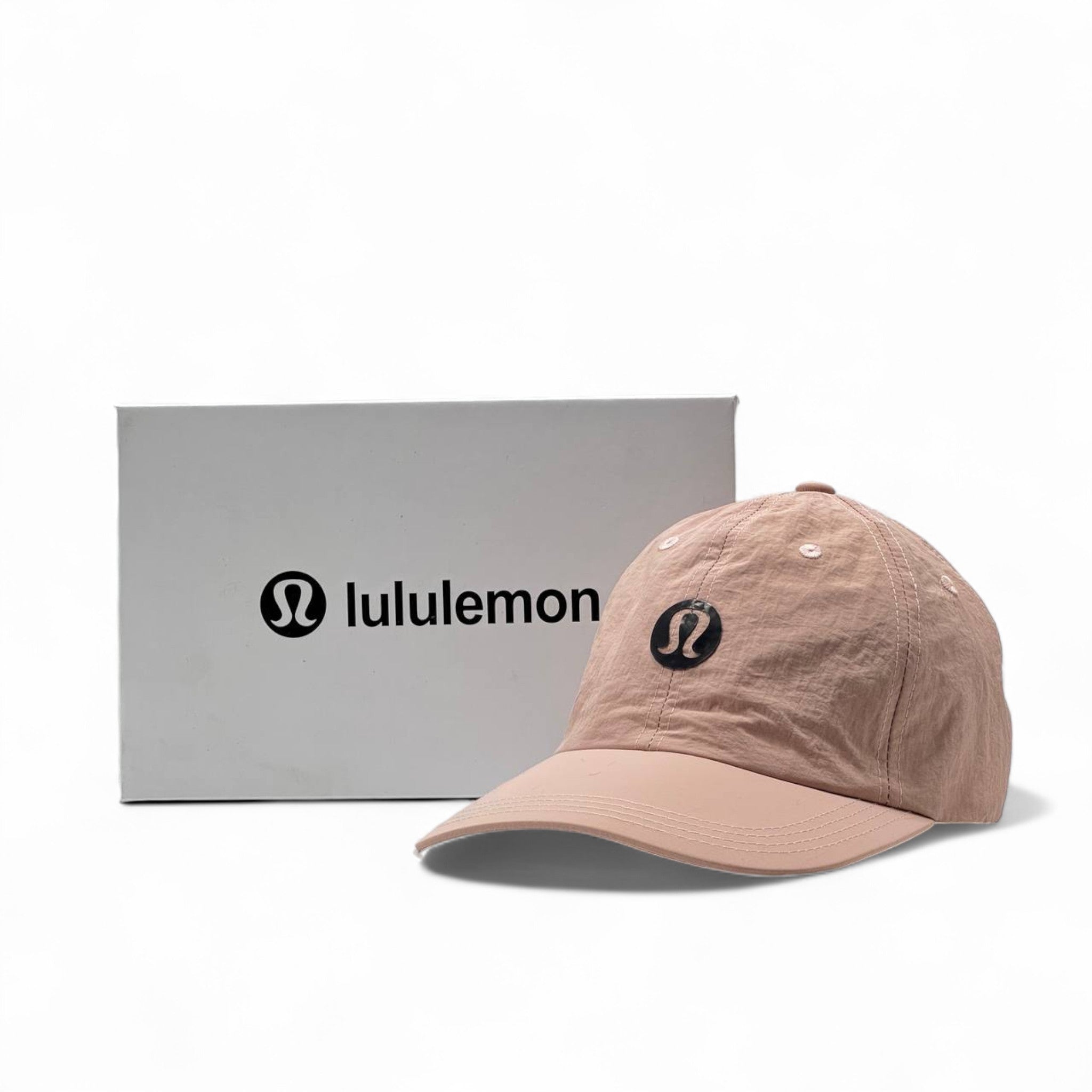 Lululemon Dusty Rose Performance Cap with Black Logo – With Box 🌷🖤