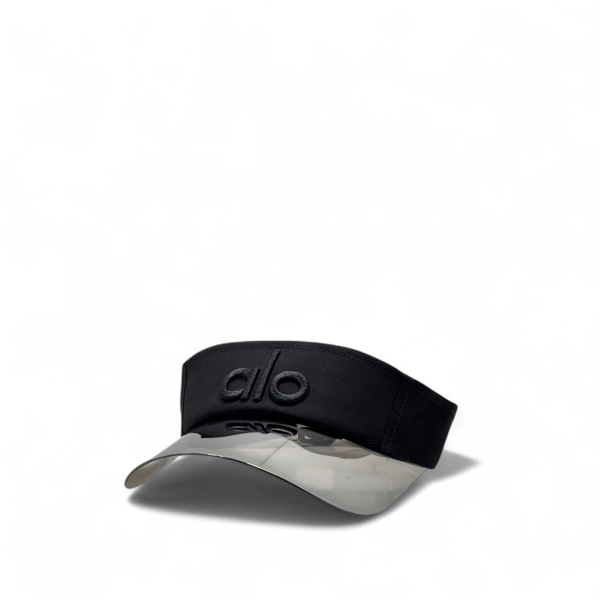 Alo Yoga Iridescent Visor Cap – Blackout Edition with Box 🖤🌈