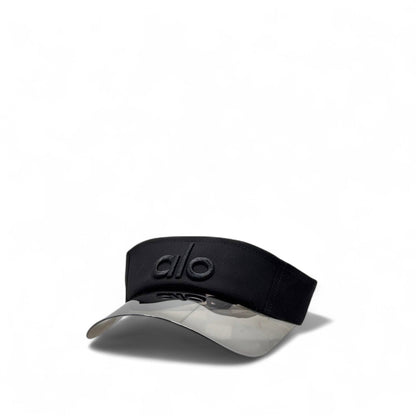 Alo Yoga Iridescent Visor Cap – Blackout Edition with Box 🖤🌈
