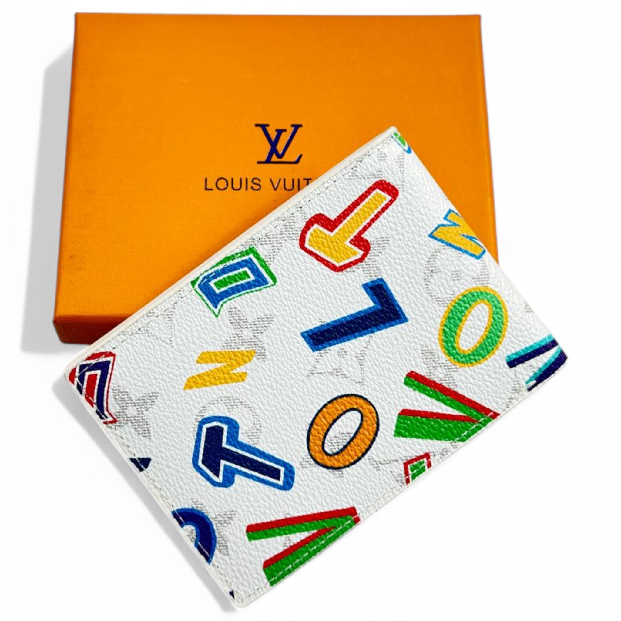 Louis Vuitton Multicolor Letters Wallet – Limited Edition Graffiti Style