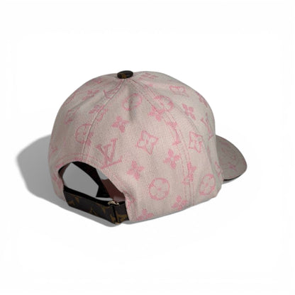 🧢 Louis Vuitton Pink Monogram Baseball Cap – Luxury Icon Edition 💖✨