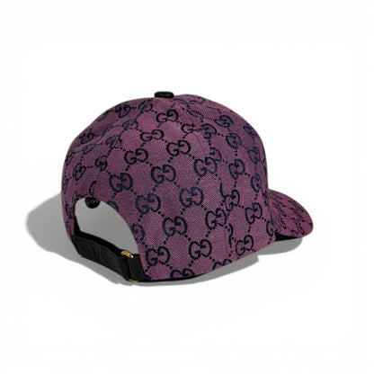 🧢 Gucci GG Monogram Baseball Cap – Iconic Luxury Edition 💜✨