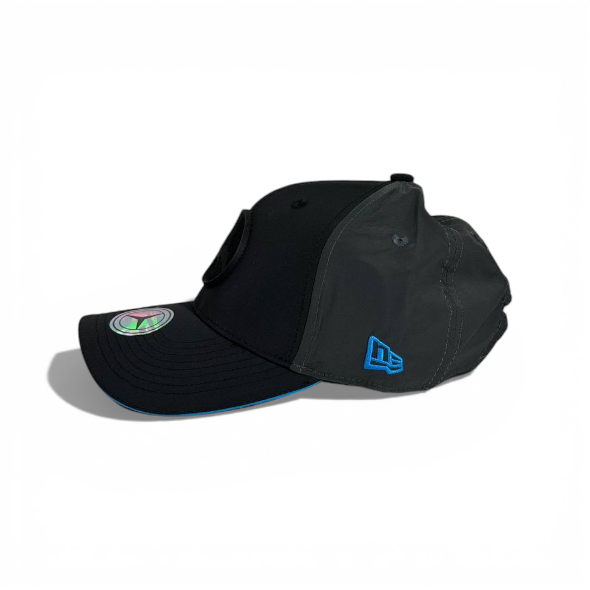 🧢 Mercedes-Benz Black Baseball Cap – Holographic Star Edition 🖤✨🚘