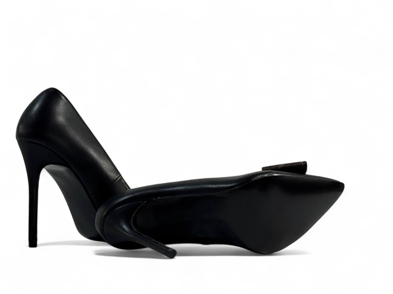Louis Vuitton Black Monogram Bow Pumps – Elegant Luxury Pointed-Toe Heels