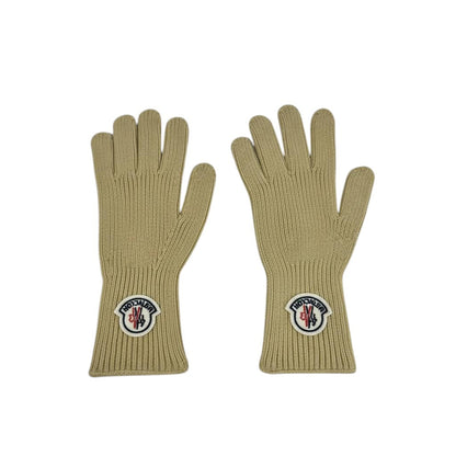 🤍 Moncler Beige Winter Knit Set – Beanie, Scarf & Gloves Luxury Edition ❄️