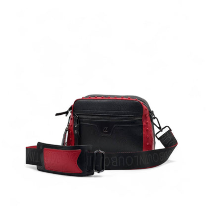Christian Louboutin Crossbody Bag – Black & Red Spike Edition 🔴🖤