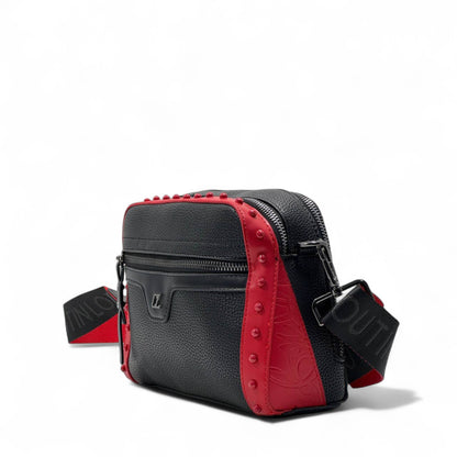 Christian Louboutin Crossbody Bag – Black & Red Spike Edition 🔴🖤