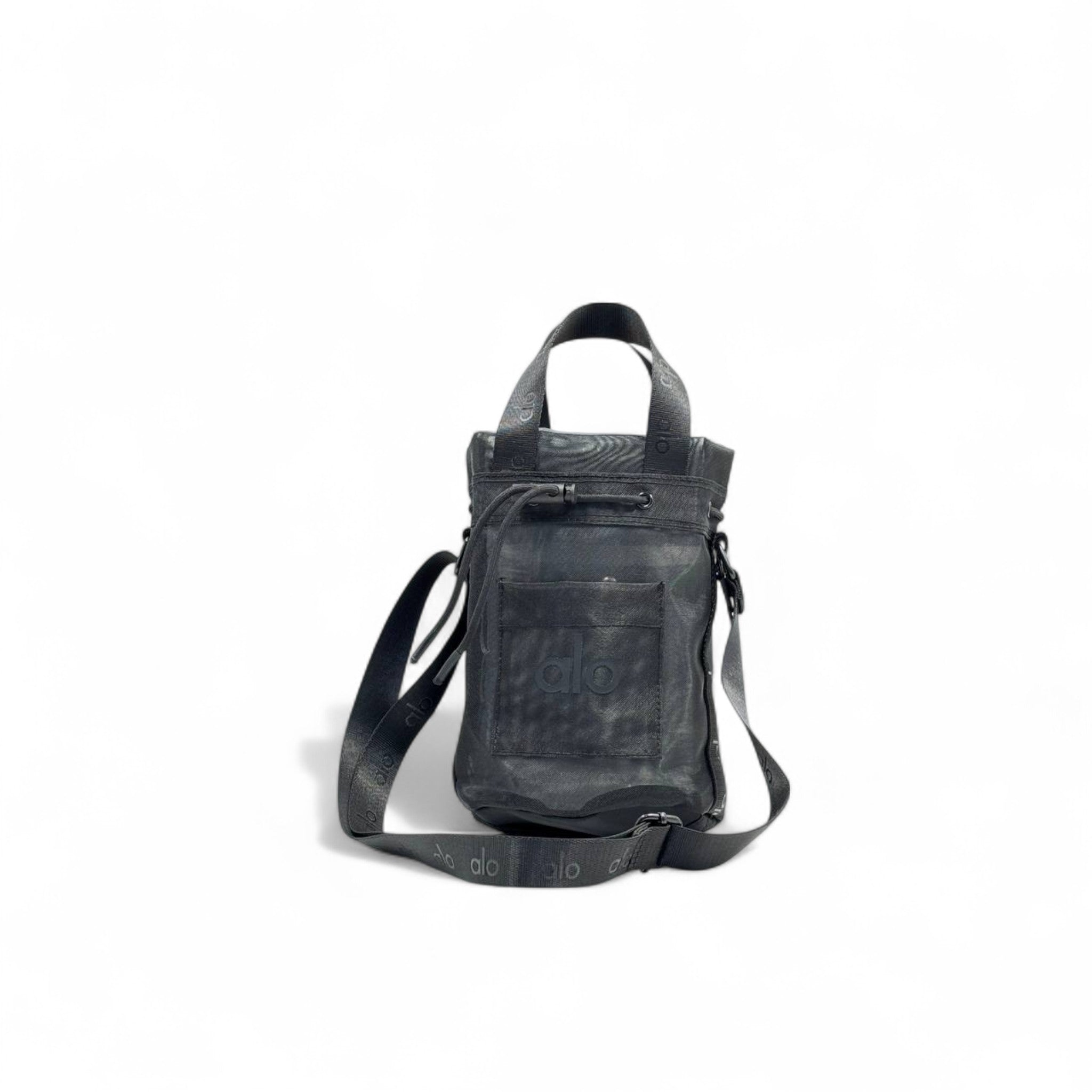 Alo Mini Mesh Crossbody Bag – Black 🖤✨