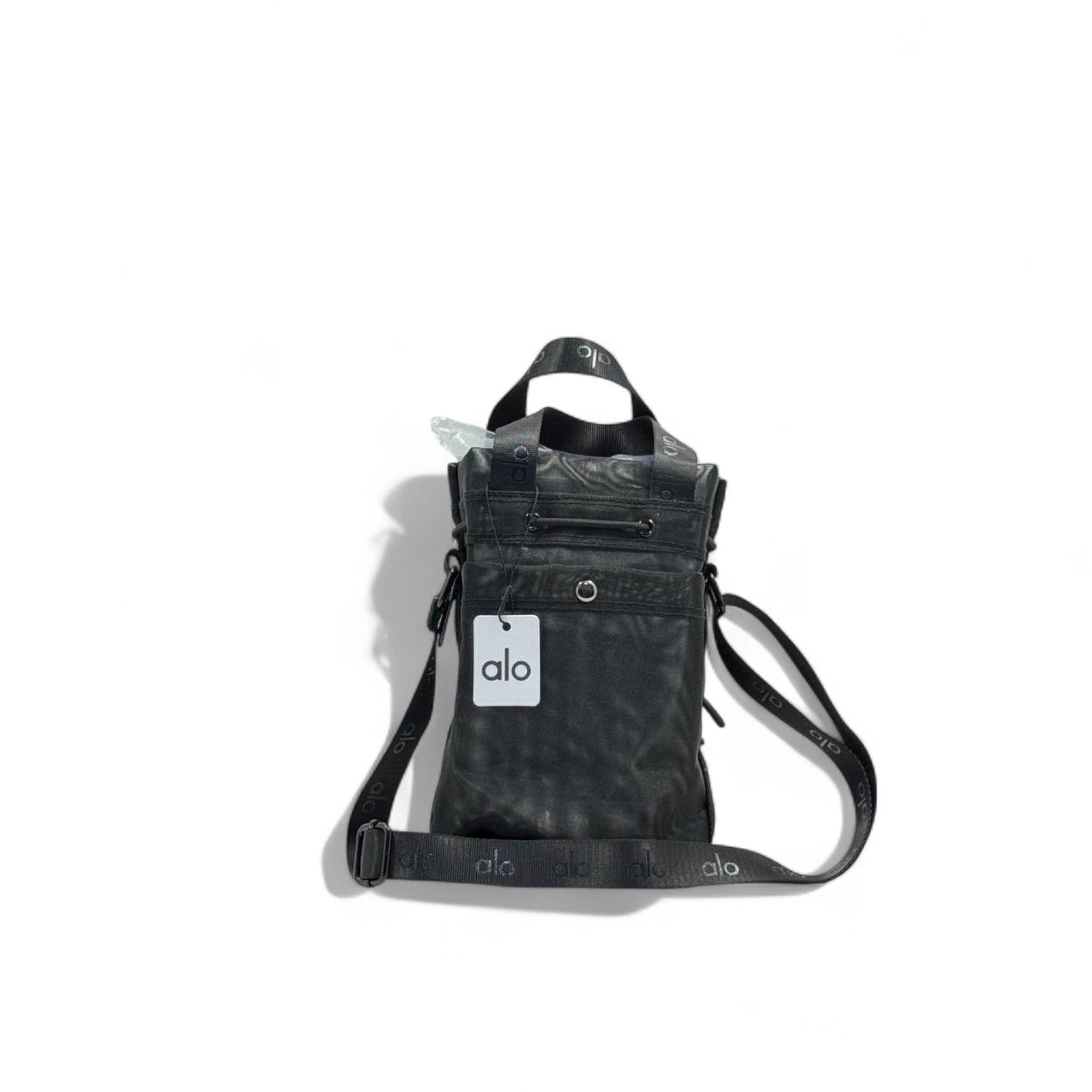 Alo Mini Mesh Crossbody Bag – Black 🖤✨