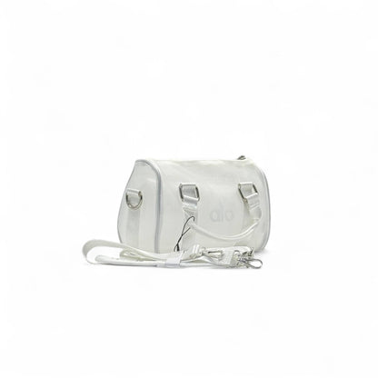 Alo Clear Mini Duffel Bag – Frost White ❄️👜