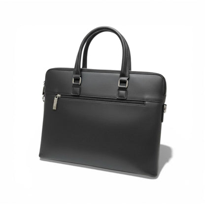 🖤 Gucci Black GG Embossed Leather Briefcase – Luxury Business Bag | Timeless Power 👔✨