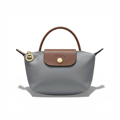 🩶 Soft Grey Mini Top-Handle Bag | Everyday Chic Essential ✨