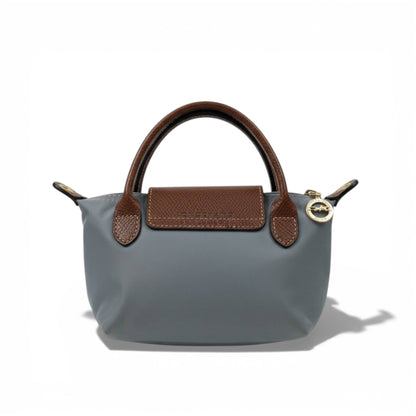🩶 Soft Grey Mini Top-Handle Bag | Everyday Chic Essential ✨
