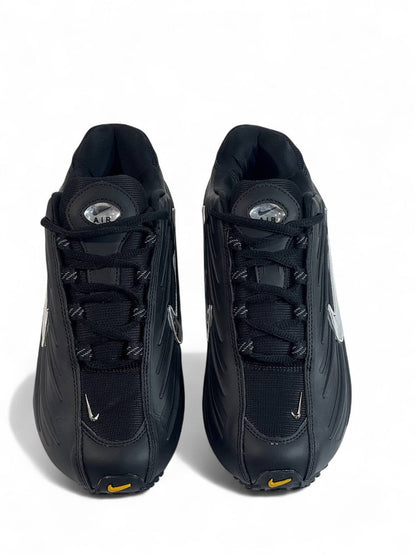 🖤 Nike Shox Black Chrome Edition 👟 | Bold Power. Timeless Style.