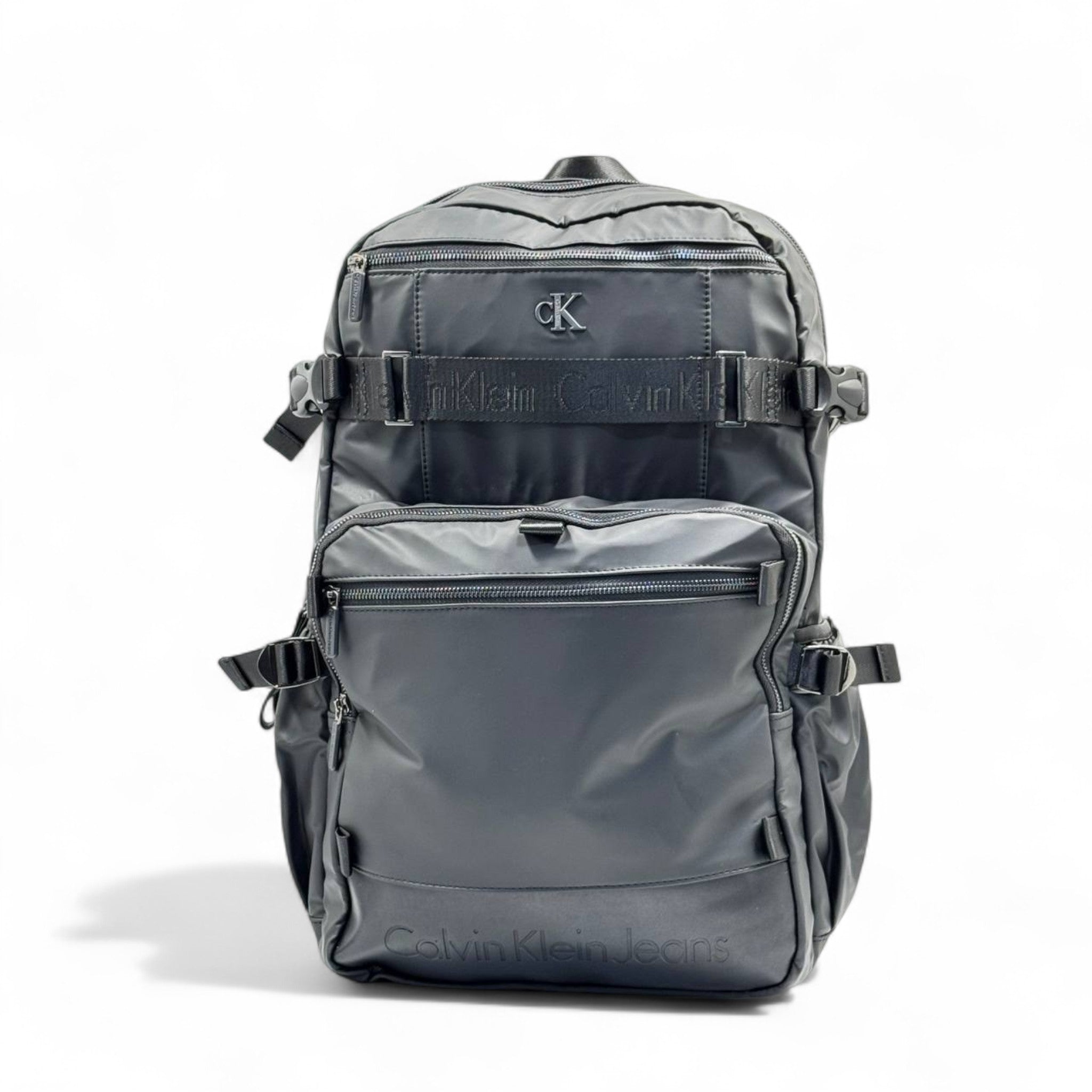 Calvin Klein Black Urban Utility Backpack 🖤 | CK Jeans Edition