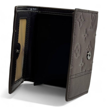 Louis Vuitton Monogram Embossed Trifold Wallet – Chocolate Brown Edition