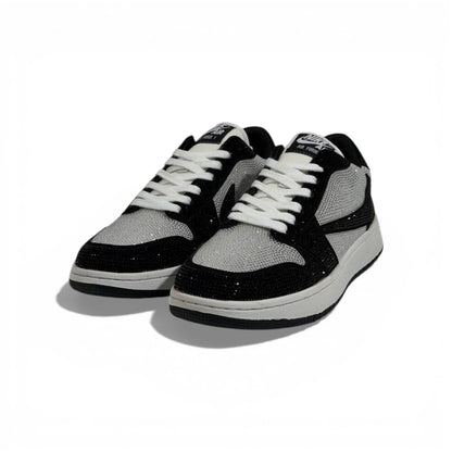 ✨ Nike Crystal Edition Low-Top Sneakers – Luxury Street Style with Iconic Design 👟✨
