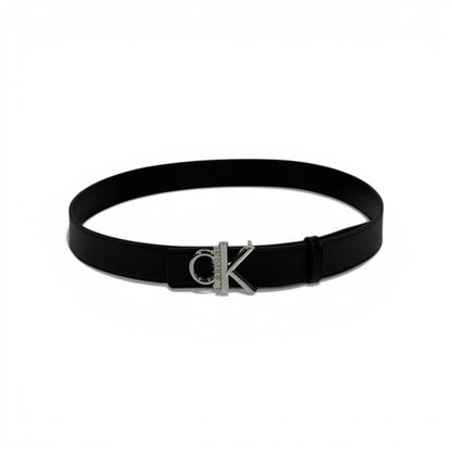 🖤 CK Logo Belt with Silver Buckle-120cm | Minimal Luxury Essential ✨