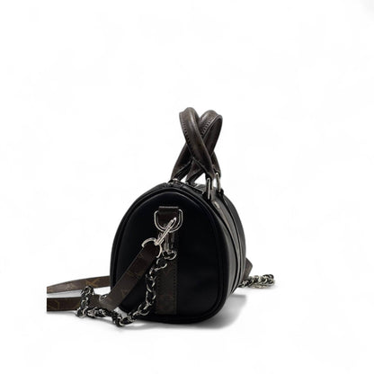 Louis Vuitton Monogram Duffle Shoulder Bag – Black Elegance 🖤🧳