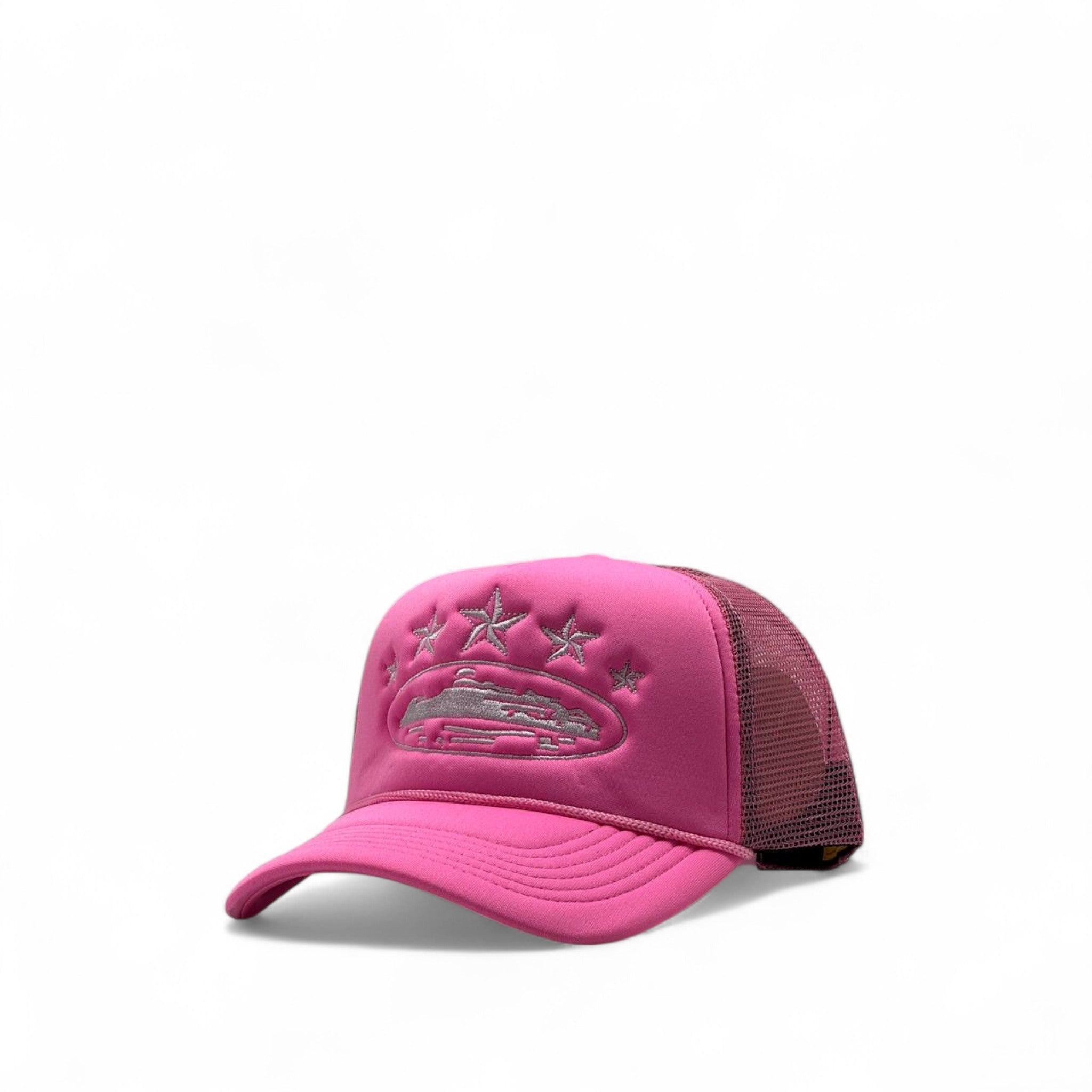 Corteiz Tank Trucker Cap – Pink Heat Edition 💖🔥