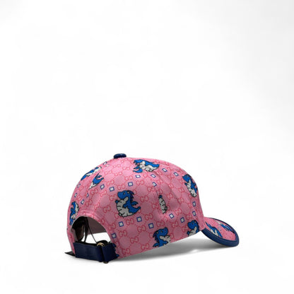 Gucci Dino Monogram Cap – Pink & Blue Kids Edition 🦖💖