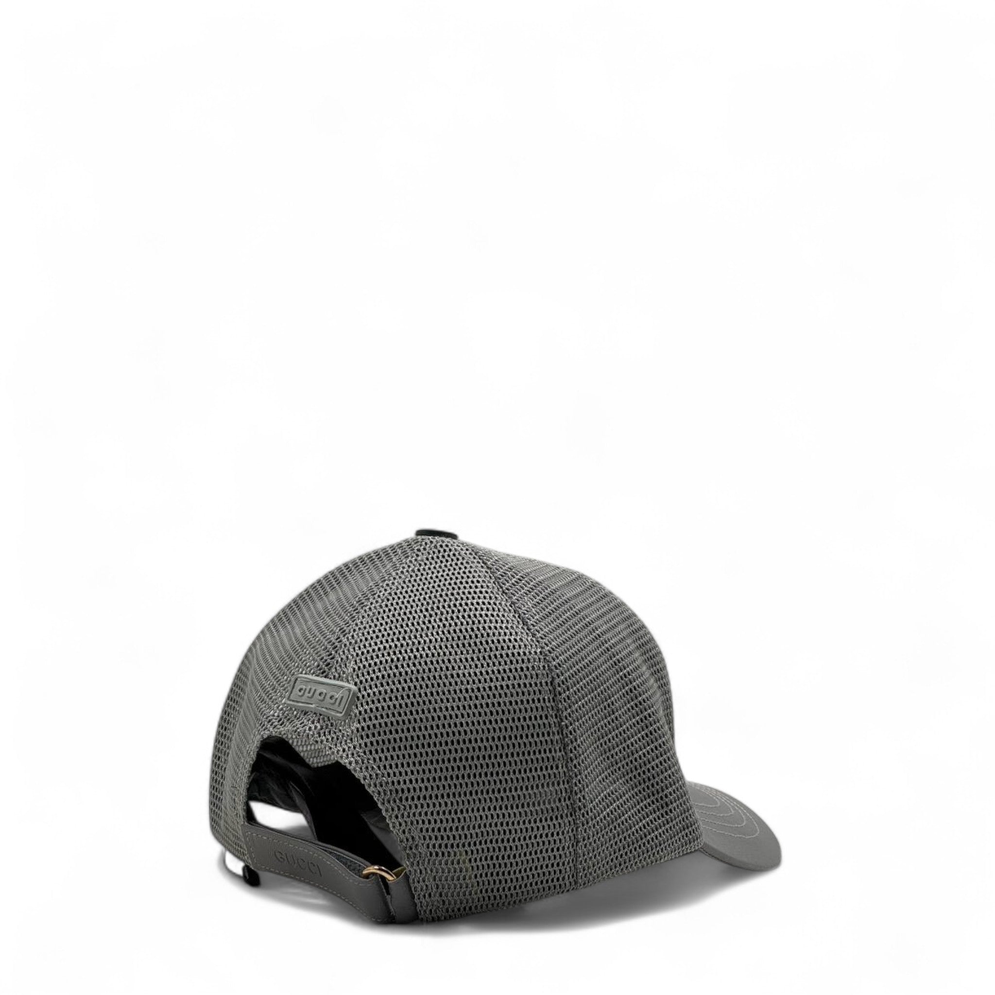 Gucci GG Supreme Mesh Cap – Grey Edition 🖤🧢