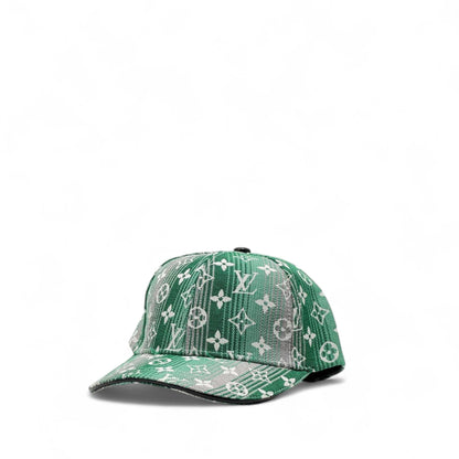 Louis Vuitton Monogram Gradient Cap – Emerald Green Edition 💚✨