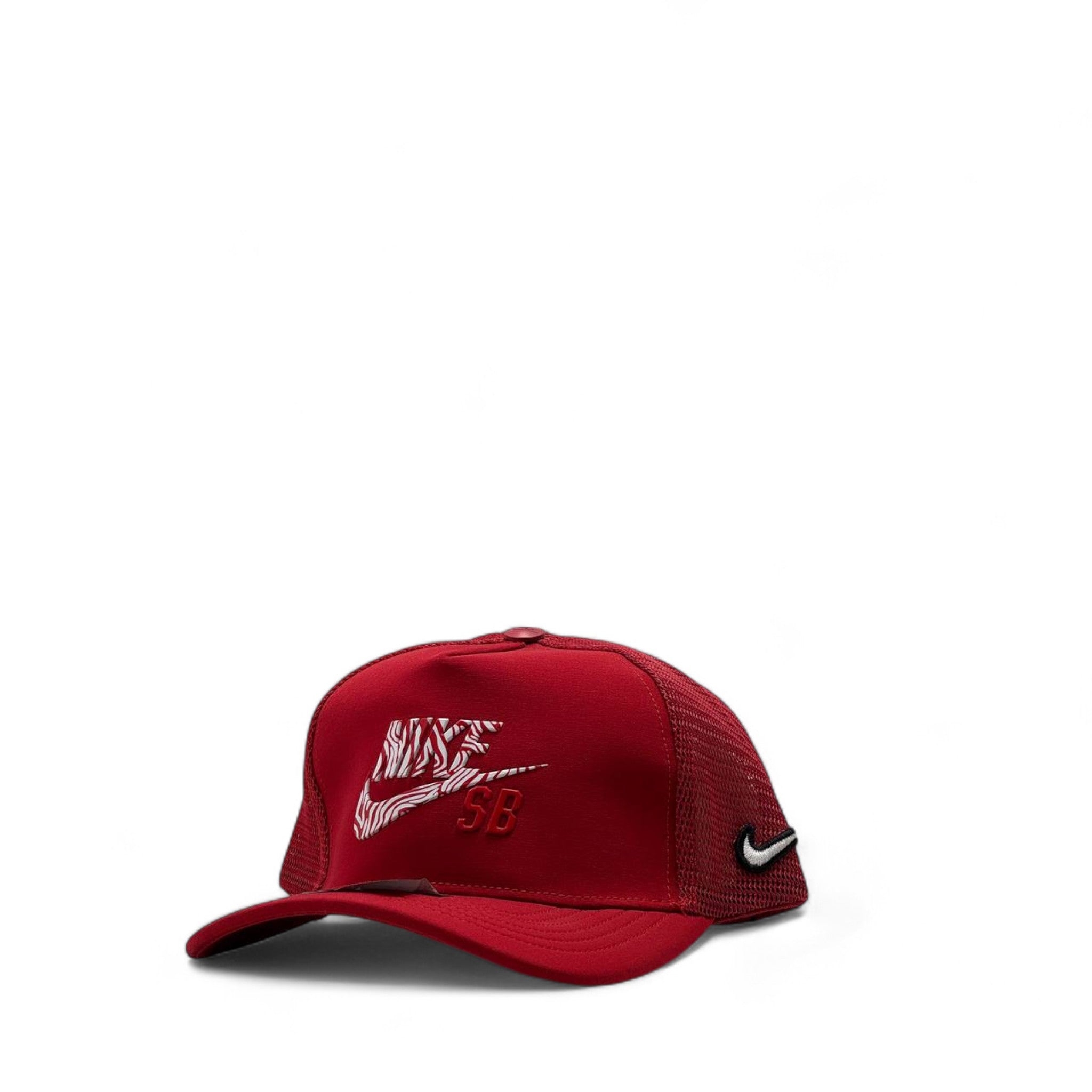 Nike SB Trucker Cap – Red Zebra Swoosh Edition 🐾🧢