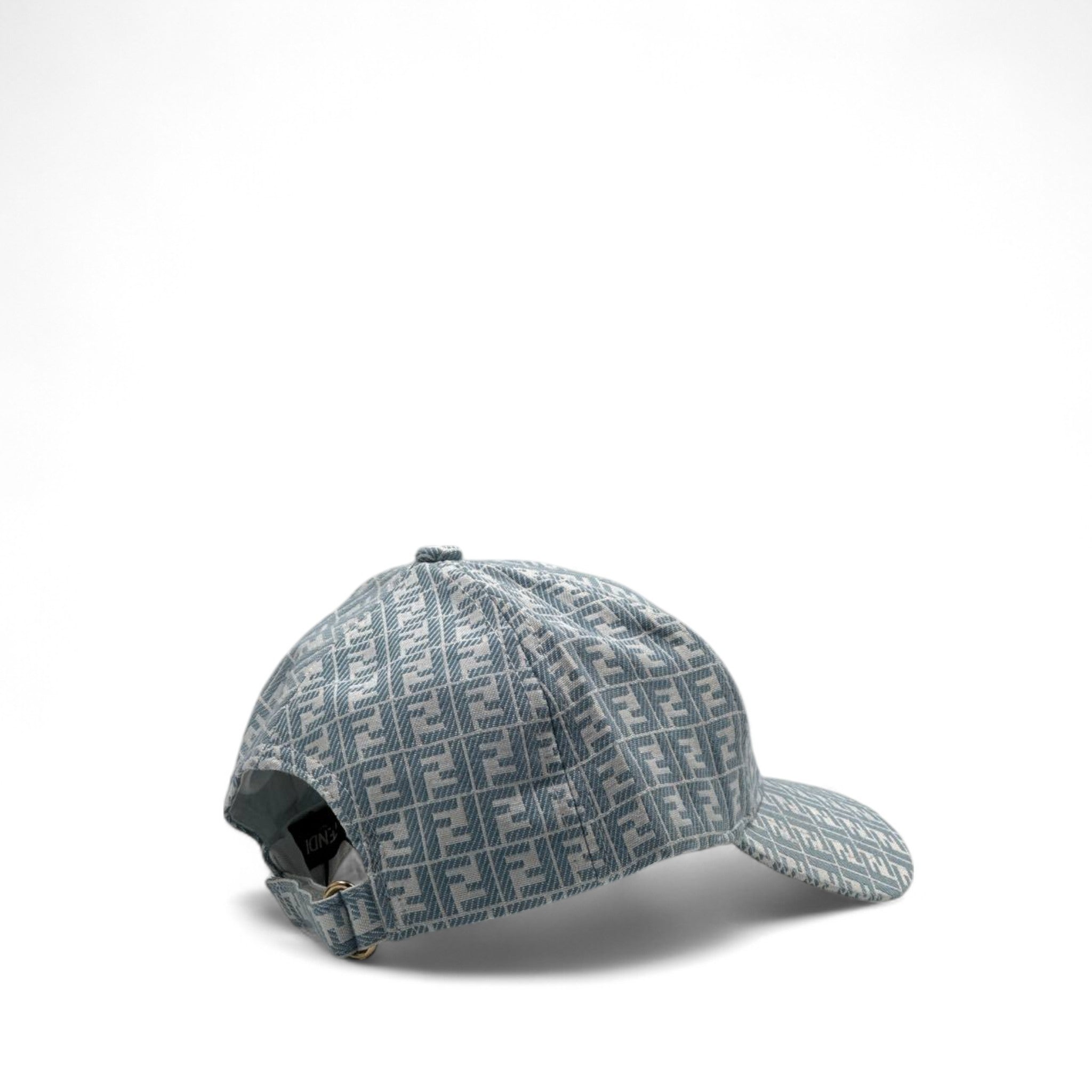 🧢 Fendi Blue FF Monogram Cap – Iconic Italian Luxury in Every Stitch 💎🇮🇹