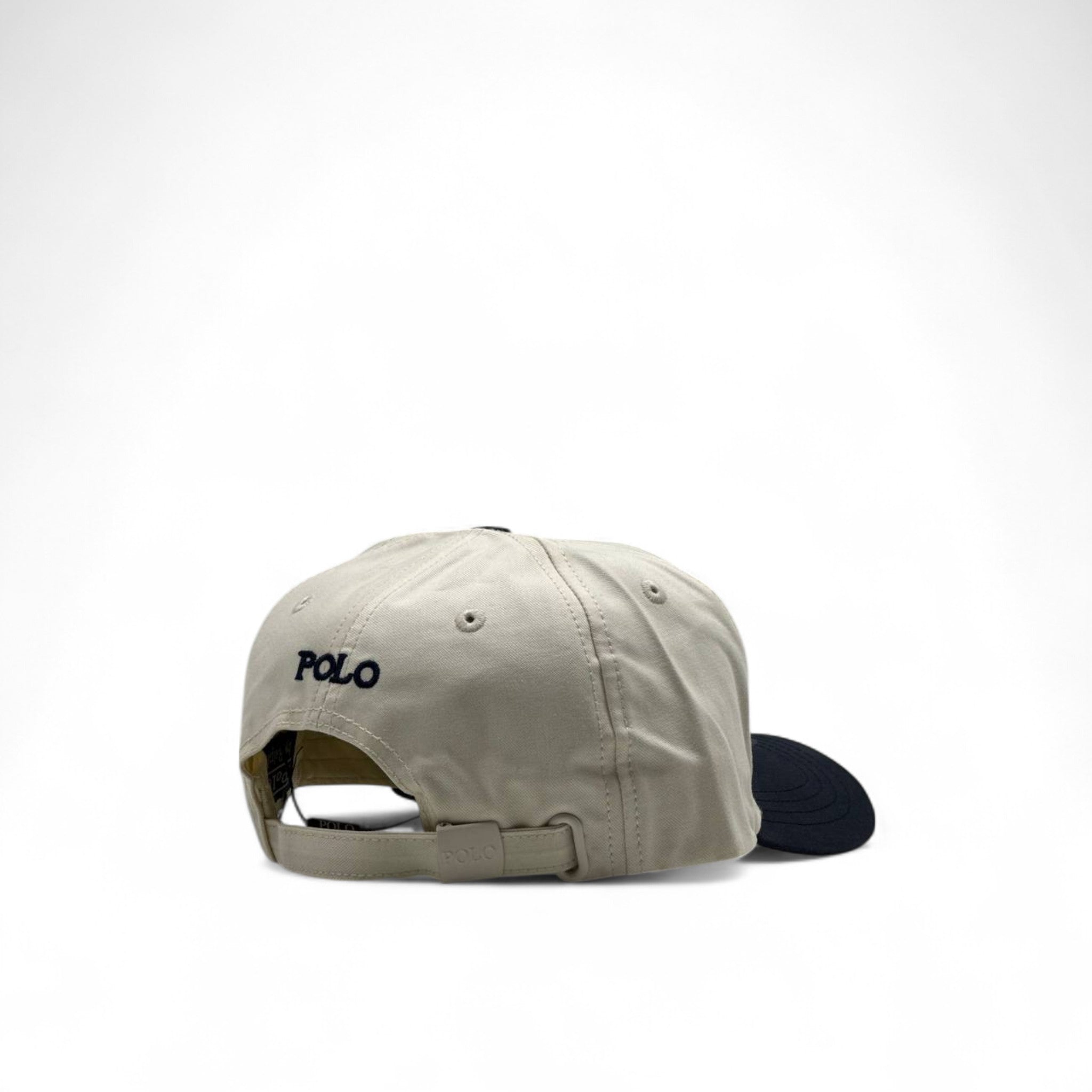 🧢 Polo Ralph Lauren Cream & Navy Cap – Classic Cool, American Flair 🐎⚪