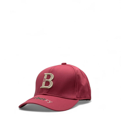 🧢 Burberry Rose Red Cap – British Heritage, Bold Expression 🌹🇬🇧