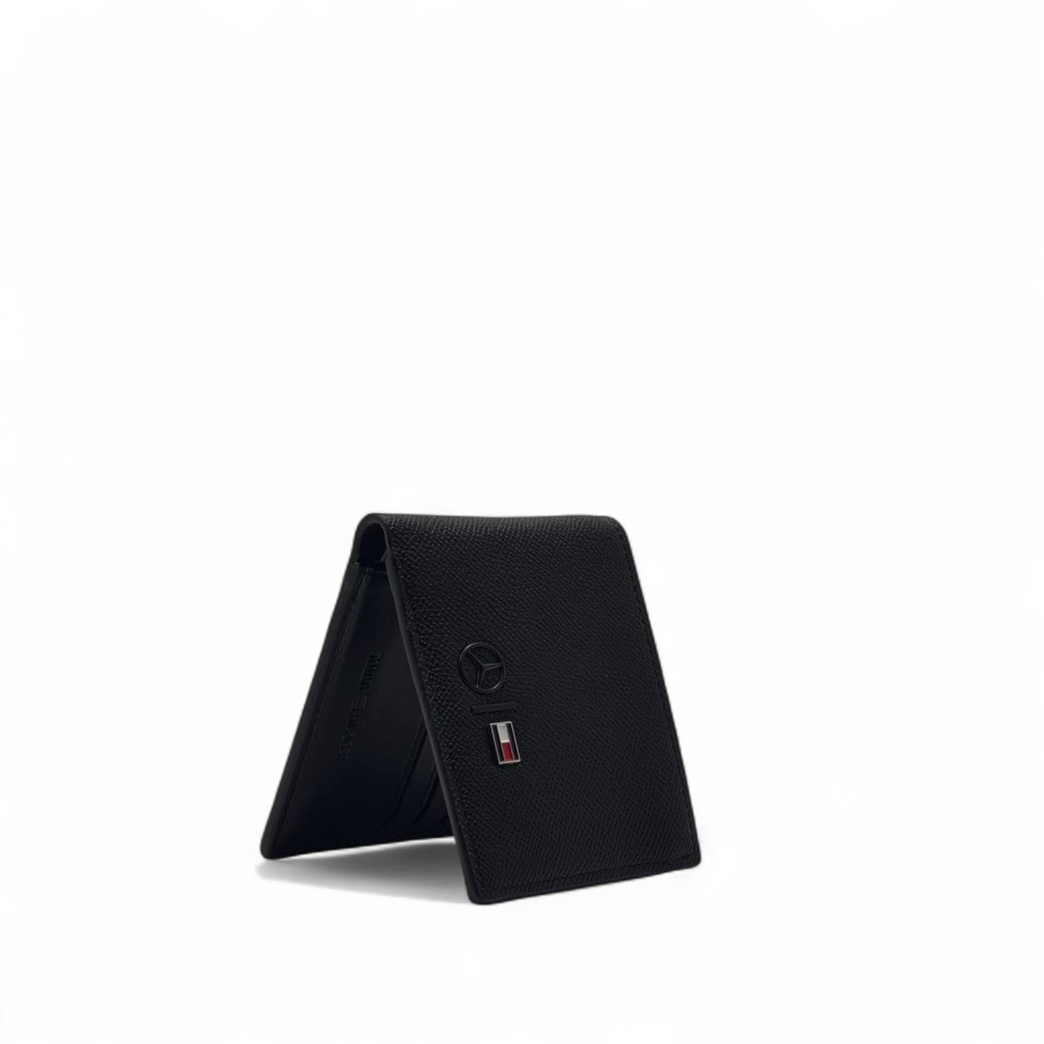 Mercedes-Benz x Tommy Hilfiger Black Leather Wallet – Luxury Edition