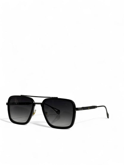 Maybach Icon I Black Sunglasses 🖤 | Unisex Square Titanium Luxury Eyewear