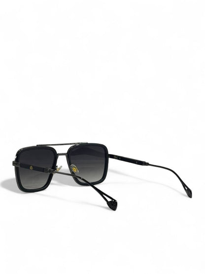 Maybach Icon I Black Sunglasses 🖤 | Unisex Square Titanium Luxury Eyewear