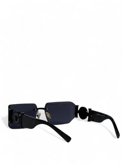 🖤 Versace Shield Sunglasses – Black Medusa Edition