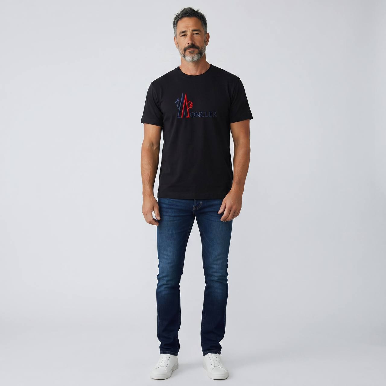 Moncler Timeless Black Logo T-Shirt 🖤🔥 | Premium Cotton Front & Back Statement Tee