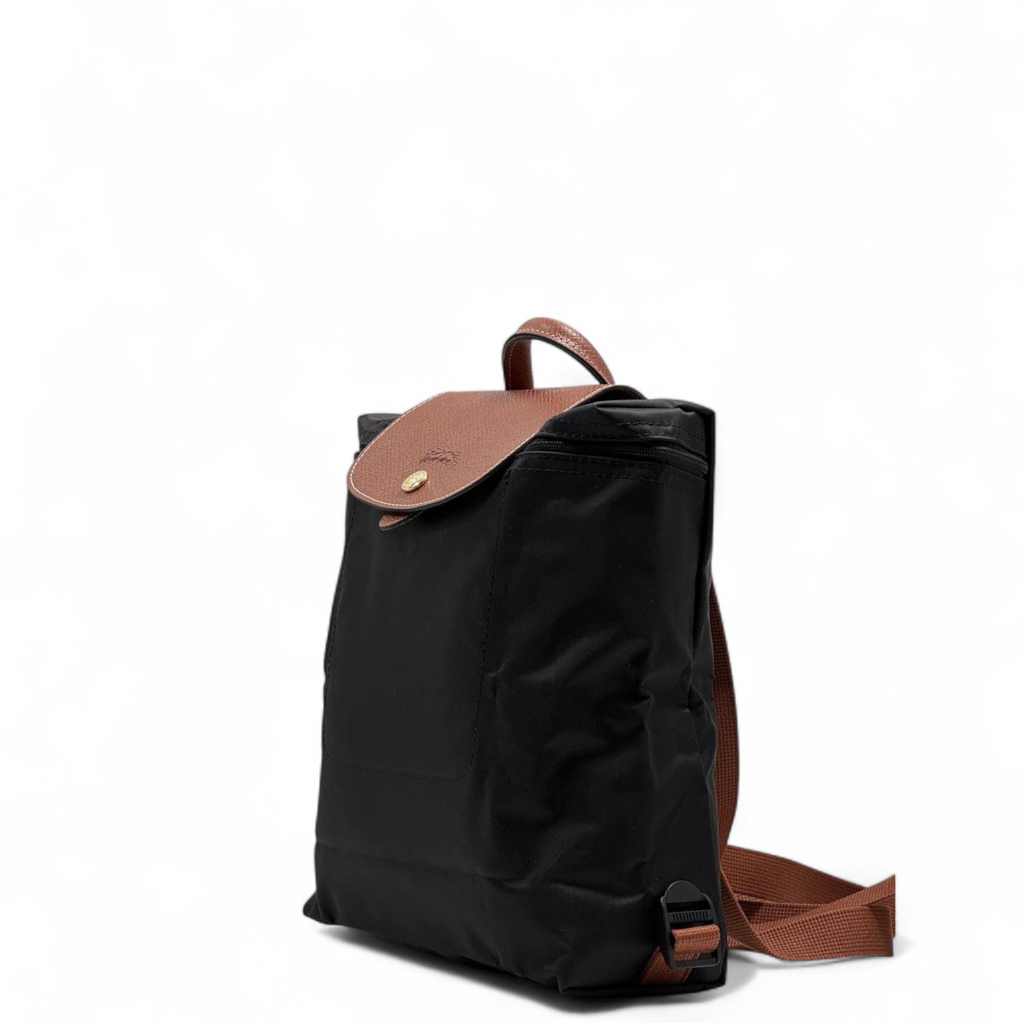 Longchamp Le Pliage Black Nylon Backpack 🖤🎒 – Classic Foldable Design