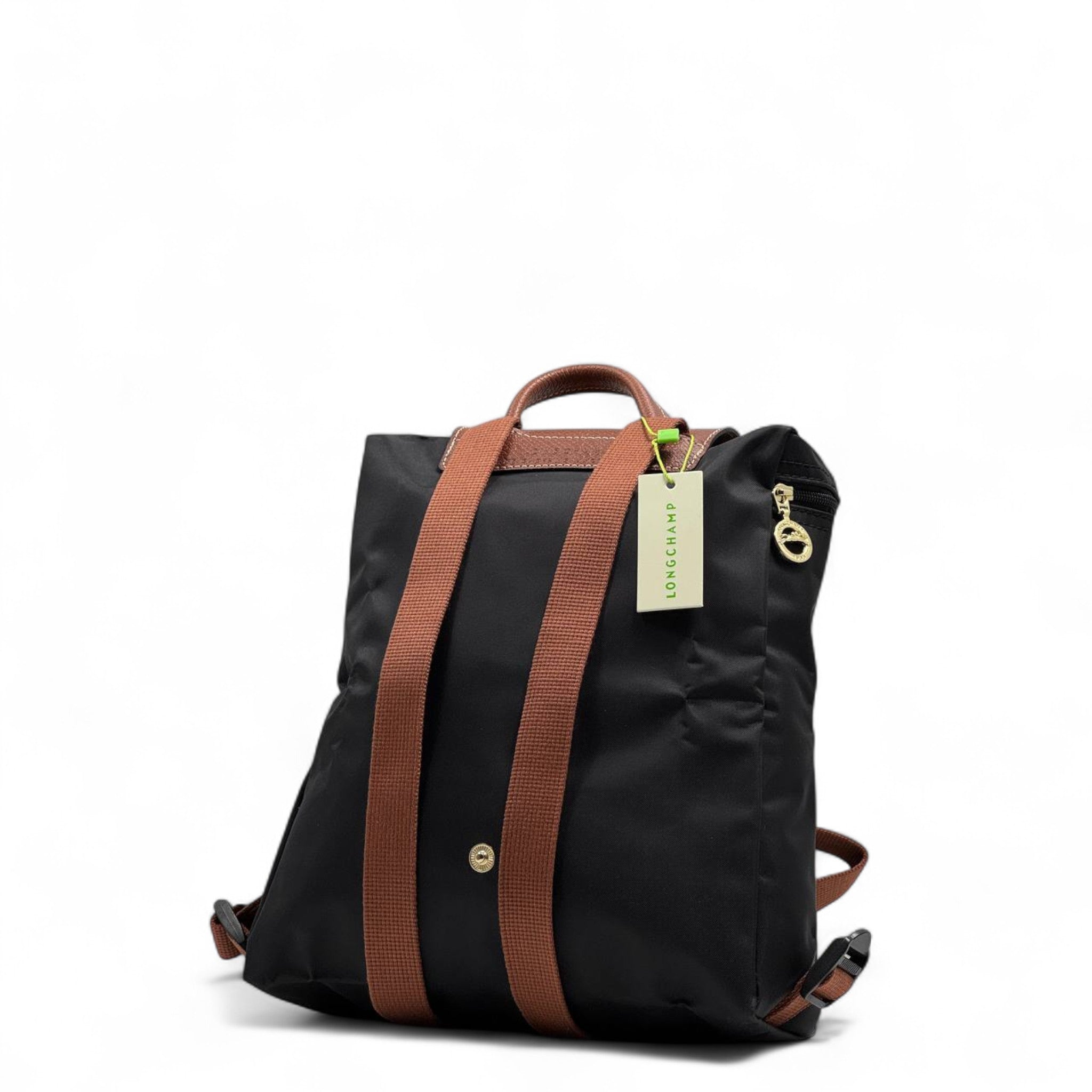 Longchamp Le Pliage Black Nylon Backpack 🖤🎒 – Classic Foldable Design