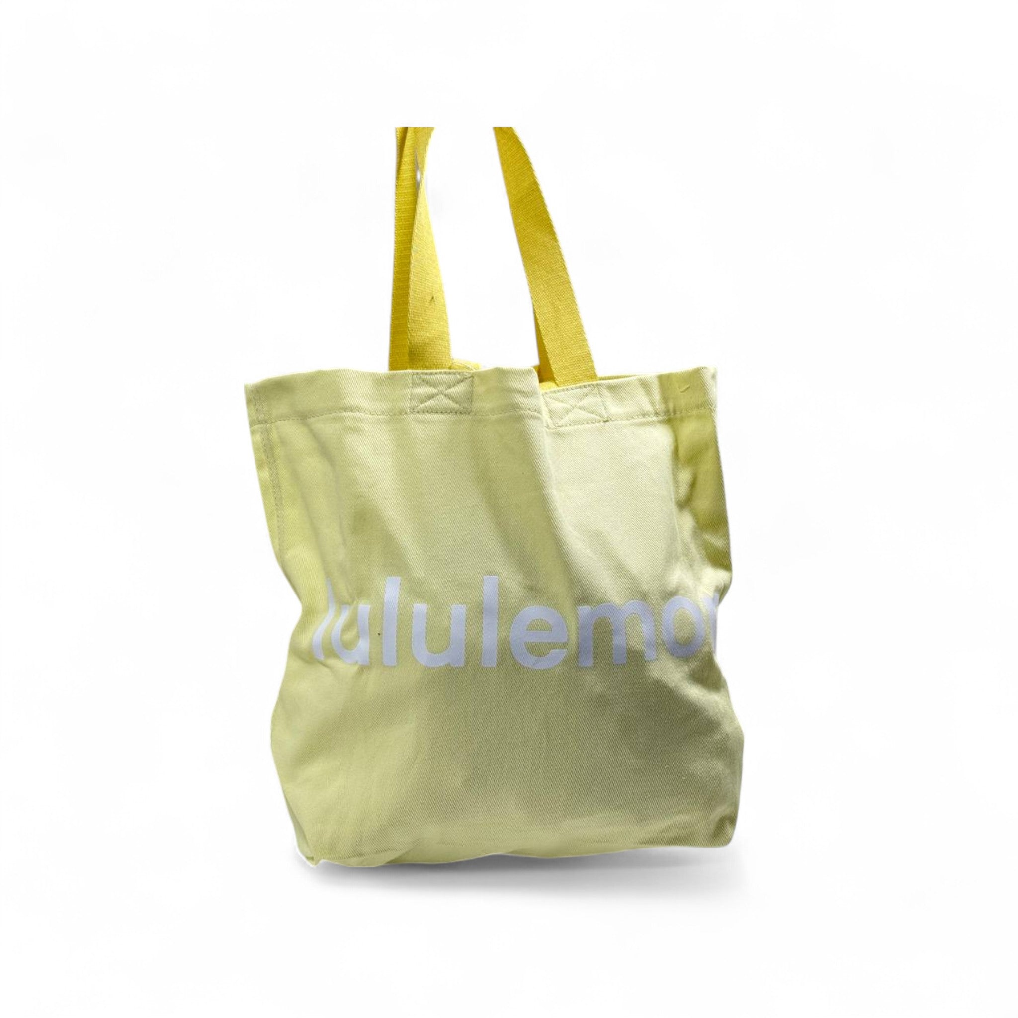 Lululemon Sunshine Canvas Tote – Yellow with White Logo ☀️👜