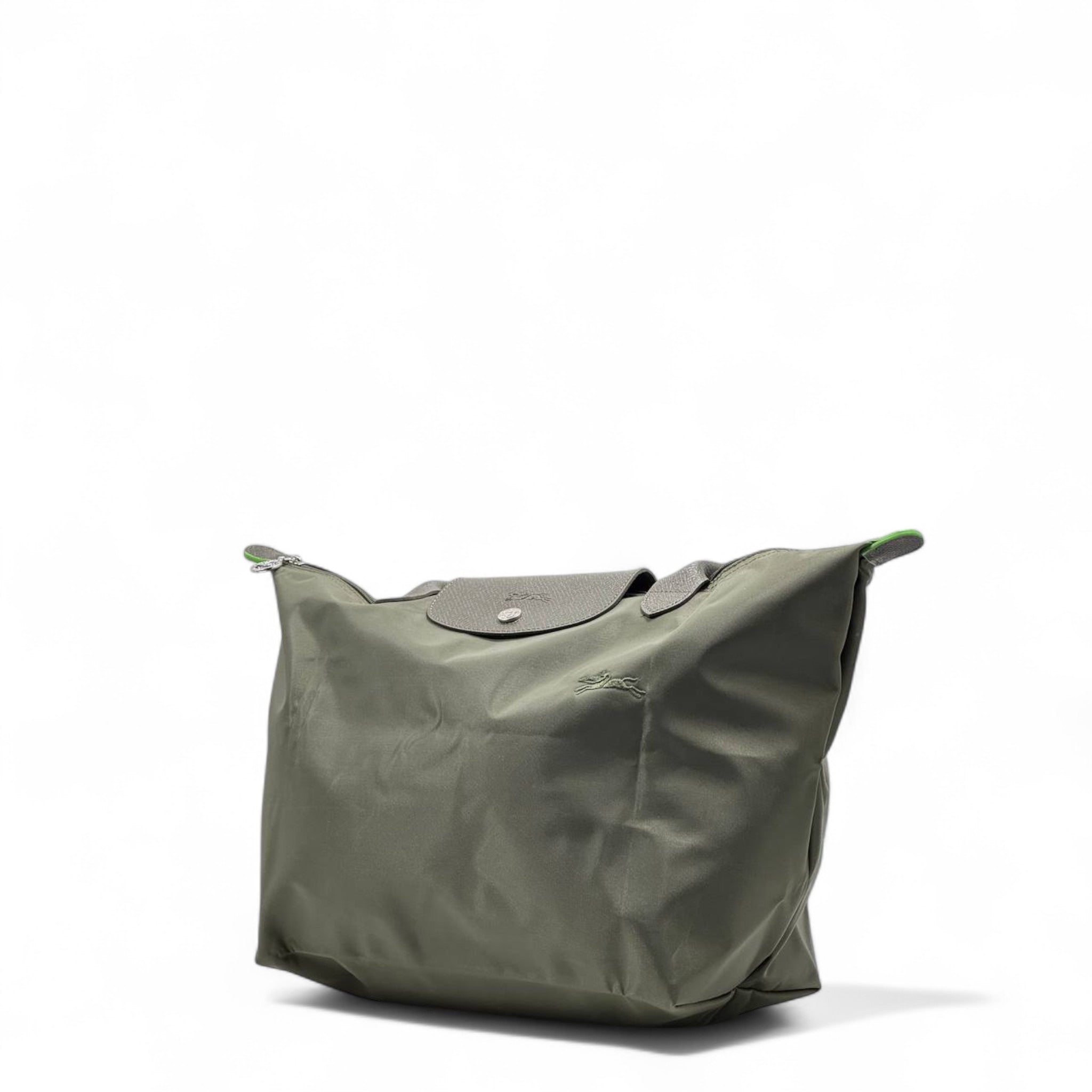 Longchamp Le Pliage Green Nylon Tote Bag 🧳💚