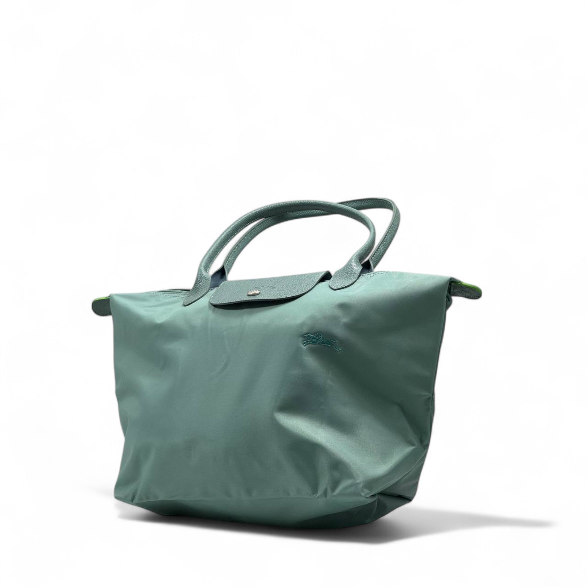 Longchamp Le Pliage Tote Bag – Light Teal Elegance 💼🌿