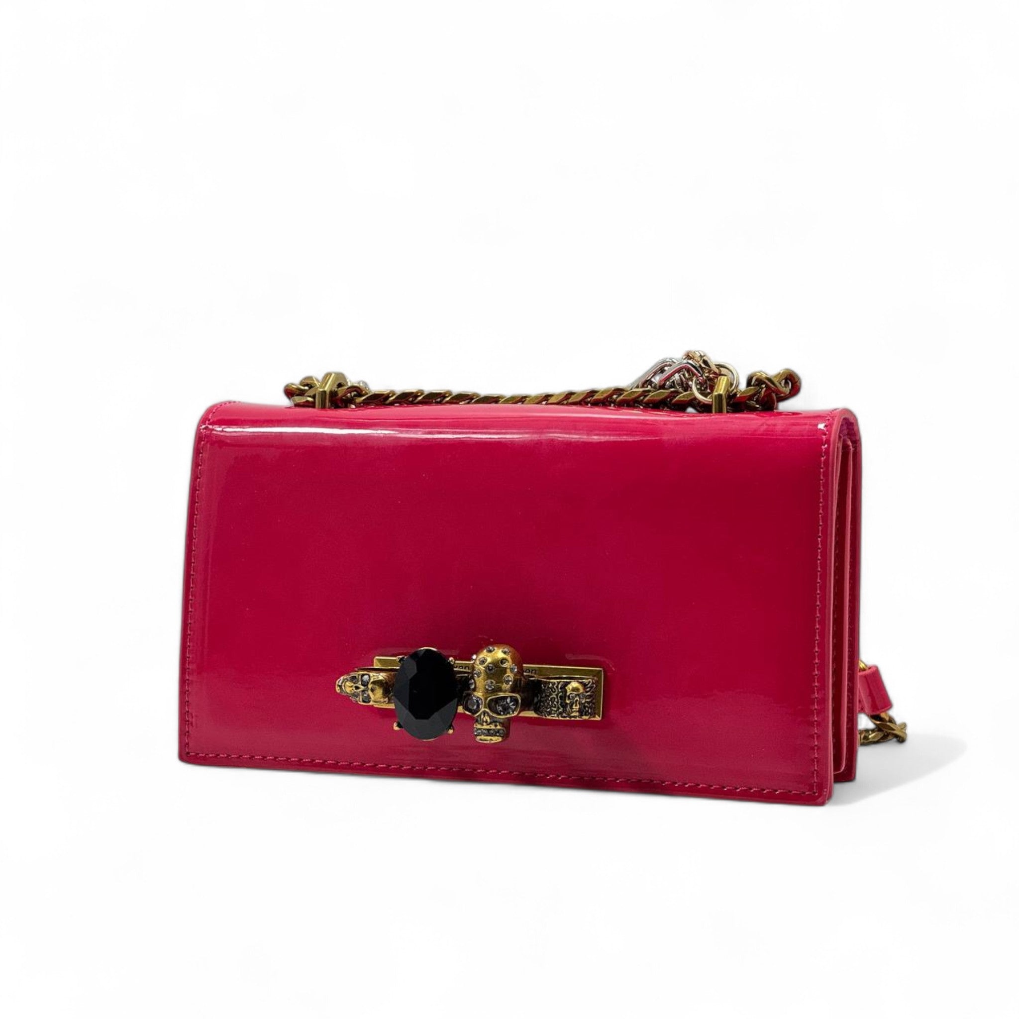 Alexander McQueen Skull Chain Bag – Bold in Pink 💖💀