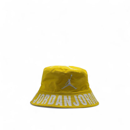 Air Jordan Bucket Hat – Bright Yellow Street Edition ⚡🟡